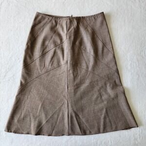 Vintage Poleci Skirt‎ Womens 2 Preppy Office Secretary Light Academia Y2K Woven